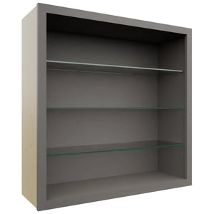 Fabuwood Stone NDW3636 Wall Standard No Door Cabinet, Front View