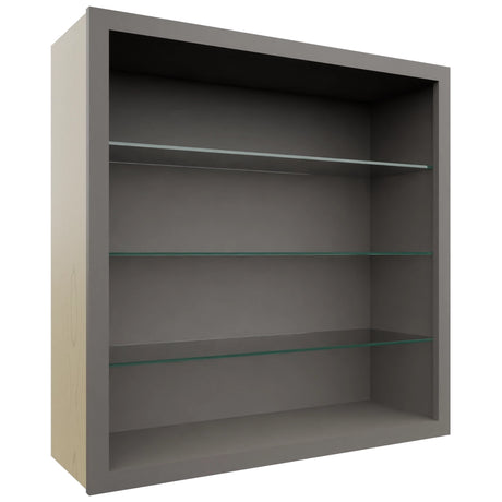 Fabuwood Stone NDW3636 Wall Standard No Door Cabinet, Front View