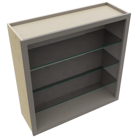 Fabuwood Stone NDW3636 Wall Standard No Door Cabinet, Top View