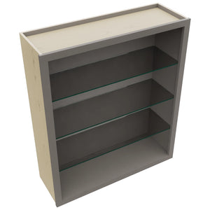 Fabuwood Stone NDW3642 Wall Standard No Door Cabinet, Top View