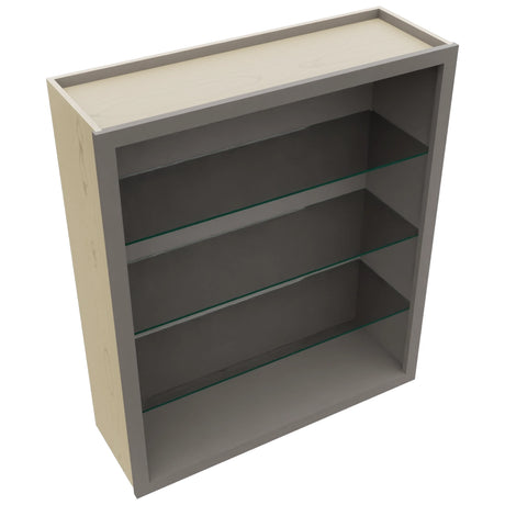 Fabuwood Stone NDW3642 Wall Standard No Door Cabinet, Top View