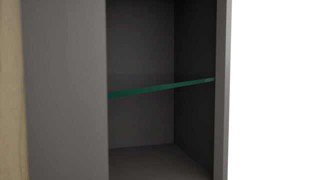Fabuwood Stone NDWDC2430 Wall Corner Diagonal No Door Cabinet, Detail View