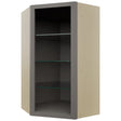 Fabuwood Stone NDWDC2442 Wall Corner Diagonal No Door Cabinet, Front View