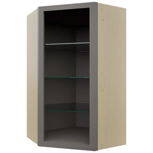 Fabuwood Stone NDWDC2442 Wall Corner Diagonal No Door Cabinet, Front View