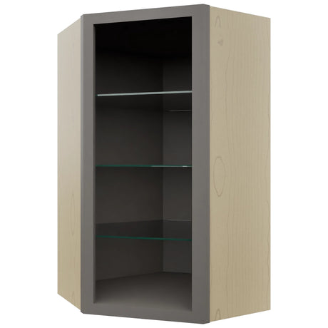 Fabuwood Stone NDWDC2442 Wall Corner Diagonal No Door Cabinet, Front View