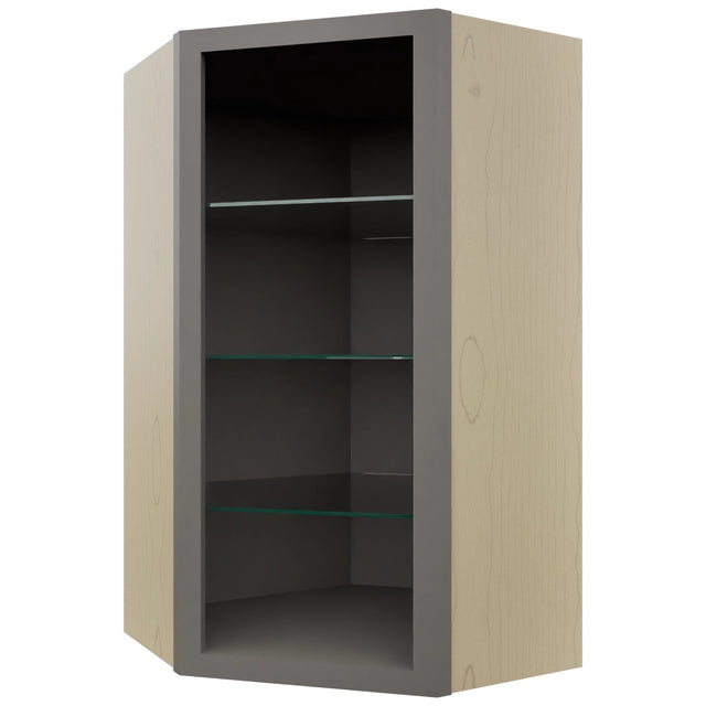 Fabuwood Stone NDWDC2442 Wall Corner Diagonal No Door Cabinet, Front View