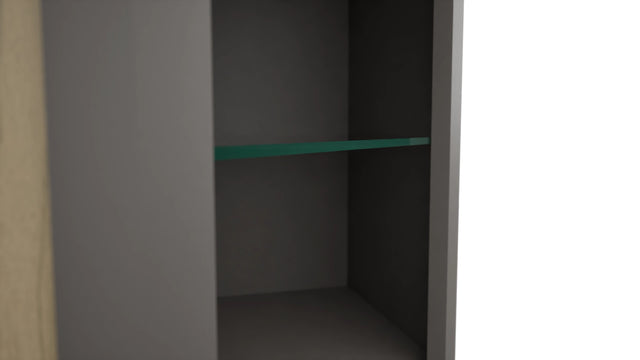 Fabuwood Stone NDWDC2442 Wall Corner Diagonal No Door Cabinet, Detail View