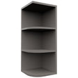 Fabuwood Stone OE1230 Wall Open End Cabinet, Front View