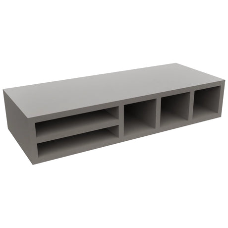 Fabuwood Stone WO306 Wall Organizer Rack, Front View