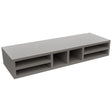 Fabuwood Stone WO366 Wall Organizer Rack, Front View