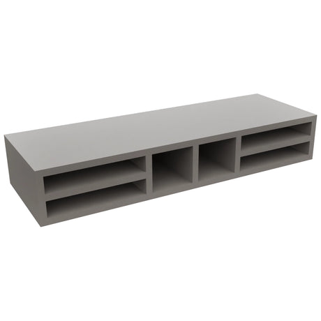 Fabuwood Stone WO366 Wall Organizer Rack, Front View