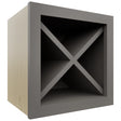 Fabuwood Stone WR15X15 Wall Wine Rack, Front View