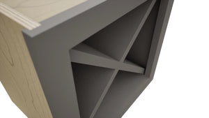 Fabuwood Stone WR15X15 Wall Wine Rack, Detail View