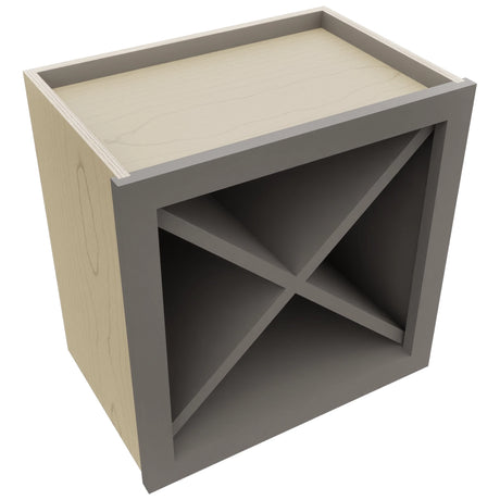 Fabuwood Stone WR18X18 Wall Wine Rack, Top View