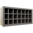 Fabuwood Stone WR3618 Wall Wine Rack, Front View
