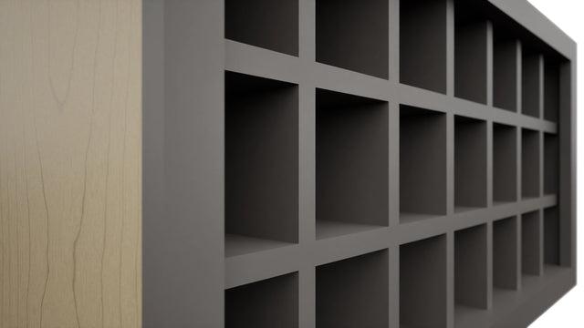Fabuwood Stone WR3618 Wall Wine Rack, Detail View