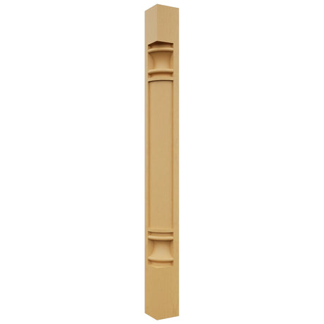 Fabuwood Timber CP36 Base Post, Front View