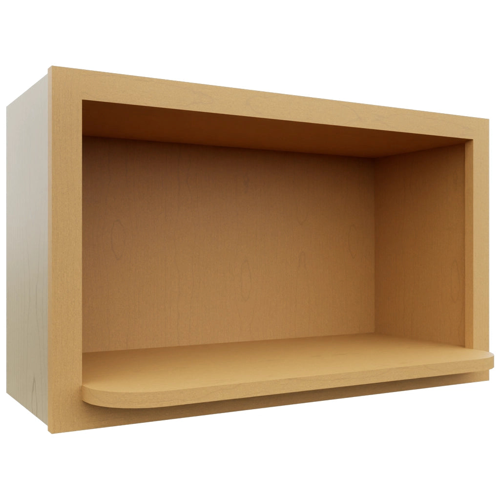 MW3018 ( Wall | Microwave Shelf Cabinet - 3"W X 18"H X 12"D ) | Timber