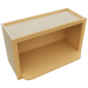 MW3018 ( Wall | Microwave Shelf Cabinet - 3"W X 18"H X 12"D ) | Timber