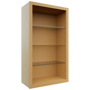 Fabuwood Timber NDW2442 Wall Standard No Door Cabinet, Front View