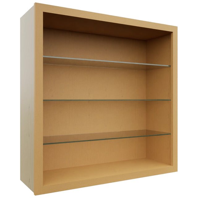 Fabuwood Timber NDW3636 Wall Standard No Door Cabinet, Front View