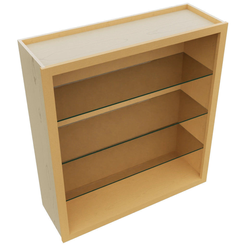 Fabuwood Timber NDW3639 Wall Standard No Door Cabinet, Top View