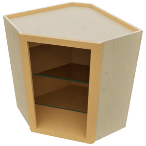 Fabuwood Timber NDWDC2430 Wall Corner Diagonal No Door Cabinet, Top View