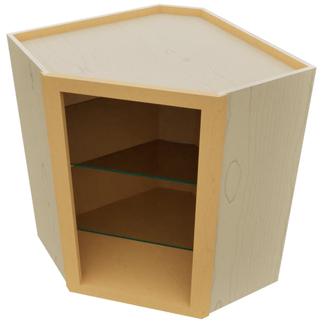 Fabuwood Timber NDWDC2430 Wall Corner Diagonal No Door Cabinet, Top View
