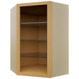 Fabuwood Timber NDWDC2436 Wall Corner Diagonal No Door Cabinet, Front View