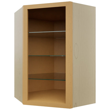 Fabuwood Timber NDWDC2436 Wall Corner Diagonal No Door Cabinet, Front View