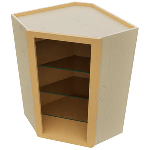 Fabuwood Timber NDWDC2436 Wall Corner Diagonal No Door Cabinet, Top View