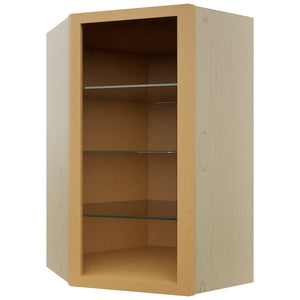 Fabuwood Timber NDWDC2439 Wall Corner Diagonal No Door Cabinet, Front View