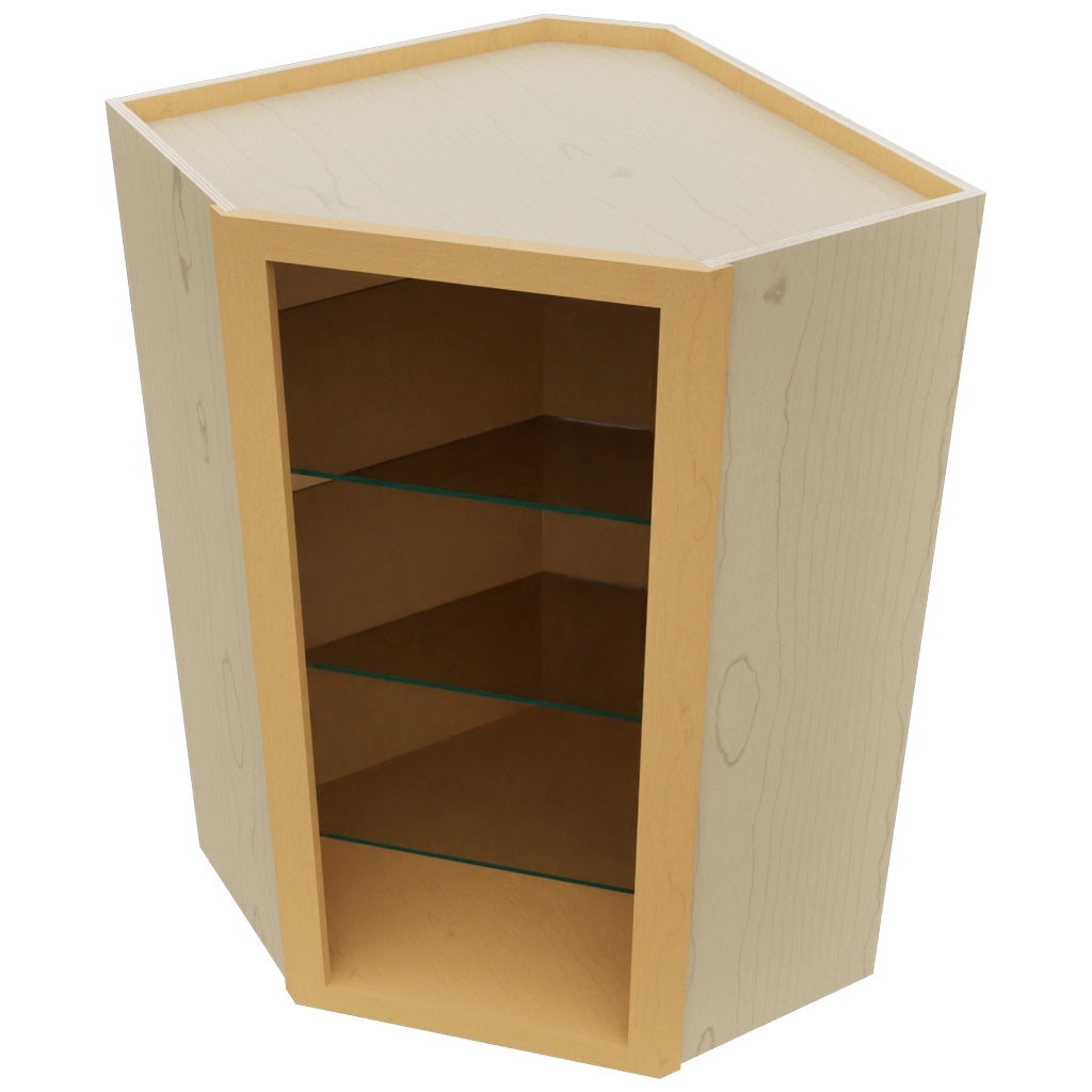 Fabuwood Timber NDWDC2439 Wall Corner Diagonal No Door Cabinet, Top View