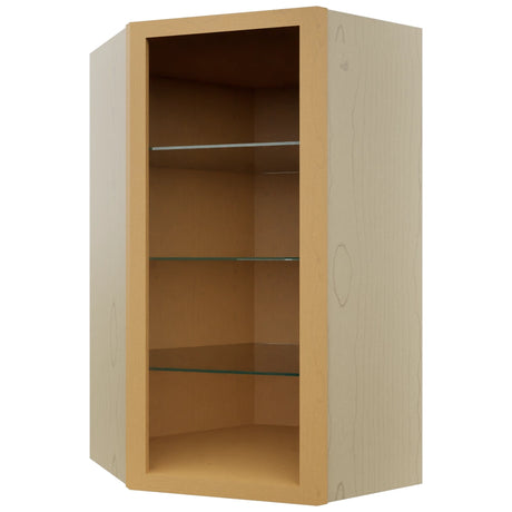 Fabuwood Timber NDWDC2442 Wall Corner Diagonal No Door Cabinet, Front View