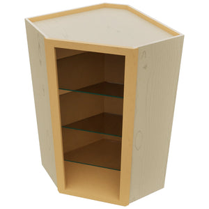 Fabuwood Timber NDWDC2442 Wall Corner Diagonal No Door Cabinet, Top View