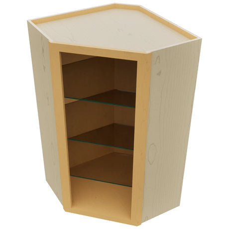 Fabuwood Timber NDWDC2442 Wall Corner Diagonal No Door Cabinet, Top View
