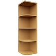 Fabuwood Timber OE1242 Wall Open End Cabinet, Front View