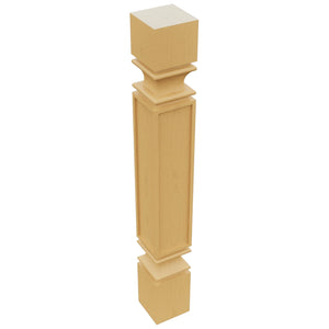 Fabuwood Timber SP36 Base Post, Top View