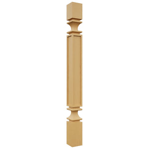 Fabuwood Timber SP3X3 Base Post, Front View