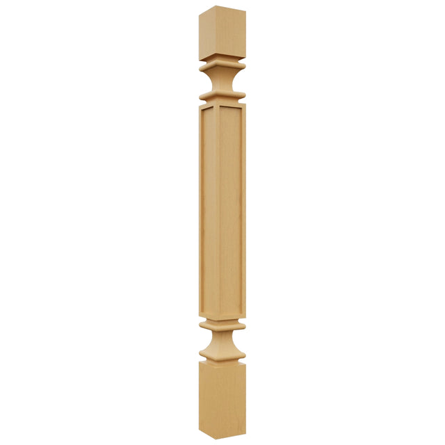 Fabuwood Timber SP3X3 Base Post, Front View