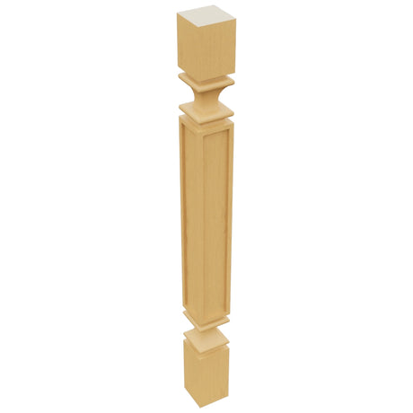 Fabuwood Timber SP3X3 Base Post, Top View