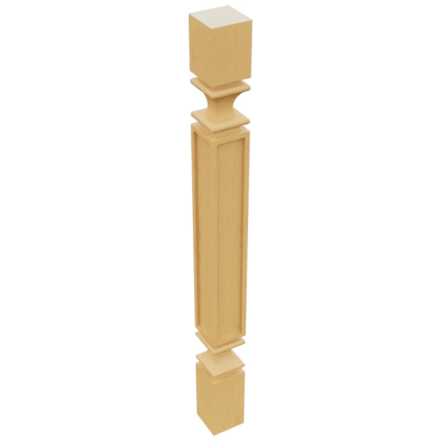 Fabuwood Timber SP3X3 Base Post, Top View
