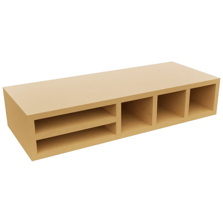 Fabuwood Timber WO306 Wall Organizer Rack, Front View