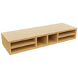 Fabuwood Timber WO366 Wall Organizer Rack, Front View