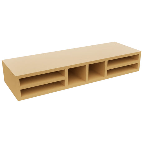 Fabuwood Timber WO366 Wall Organizer Rack, Front View
