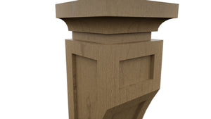 Fabuwood Truffle CML Corbel, Detail View