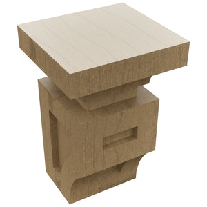Fabuwood Truffle CMS Corbel, Top View