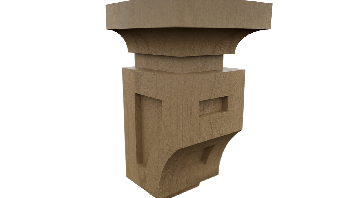 Fabuwood Truffle CMS Corbel, Detail View
