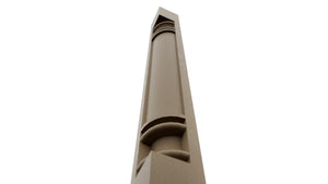 Fabuwood Truffle CP36 Base Post, Detail View