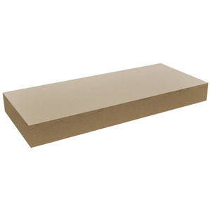 Fabuwood Truffle FLS24 Wall Floating Shelf, Front View